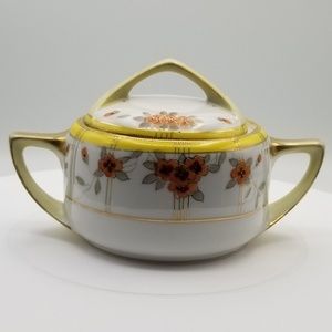 Vintage Nippon Covered Sugar Bowl